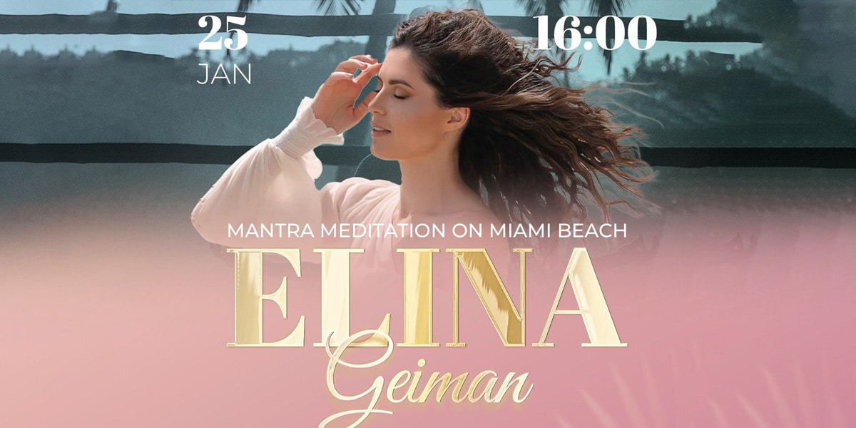 Meditation with Mantra on the Coast of Miami Beach - Deep Dive into the Voice of Elina Geiman
