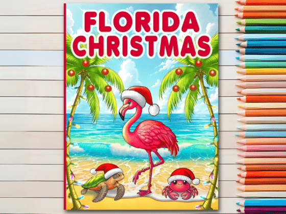 Celebrate Christmas Florida-Style with This Must-Have Coloring Book for Floridians!