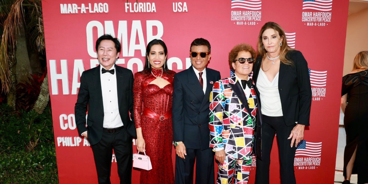 From Kardashians to the Palm Beach Elite: Caitlyn Jenner Lights Up Omar Harfouch’s Concerto
