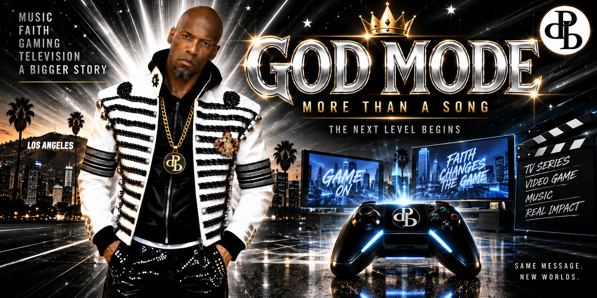 DPB Enters “God Mode”, Christian Hip-Hop Pioneer Eyes Television and Gaming as His Next Creative Frontier