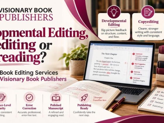 Developmental Editing, Copyediting or Proofreading? Professional Book Editing Services Explained by Visionary Book Publishers